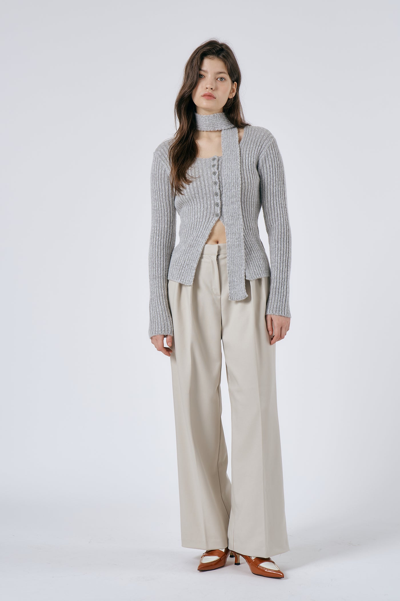 storets.com Olive Wide Leg Pants