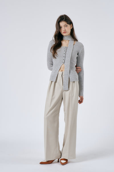 storets.com Olive Wide Leg Pants