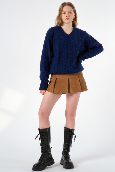 storets.com Gemma Cable Knitted Top (SUSTAINABLE)