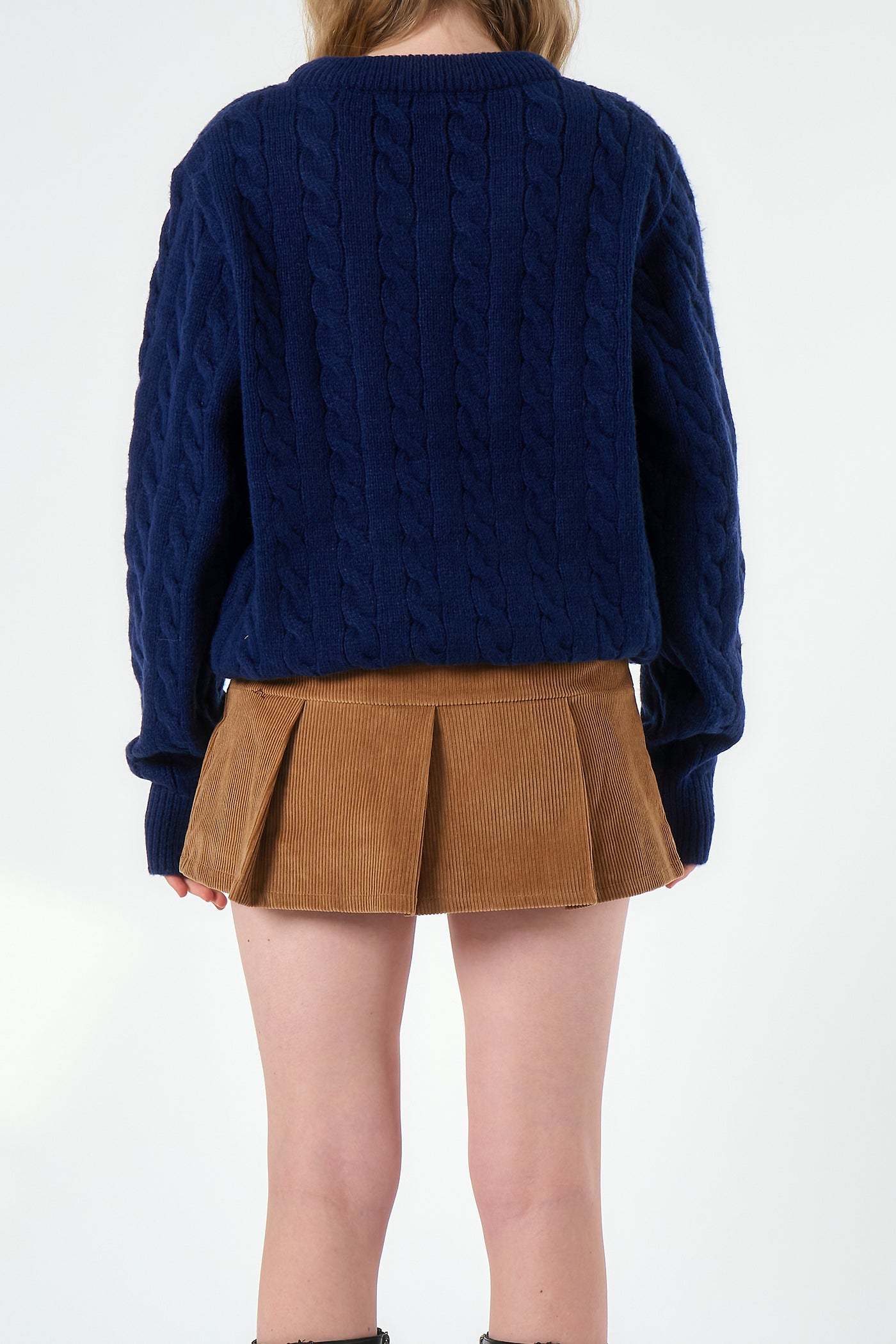 storets.com Gemma Cable Knitted Top (SUSTAINABLE)