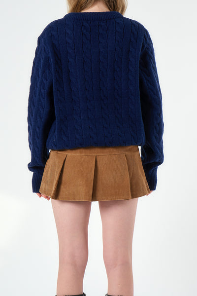 storets.com Gemma Cable Knitted Top (SUSTAINABLE)