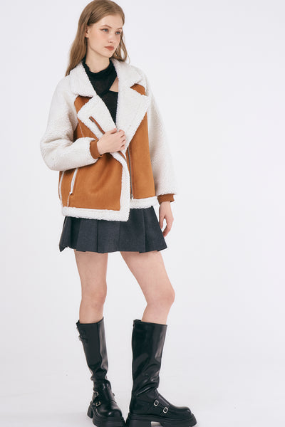 storets.com Gianna Faux Shearling Jacket