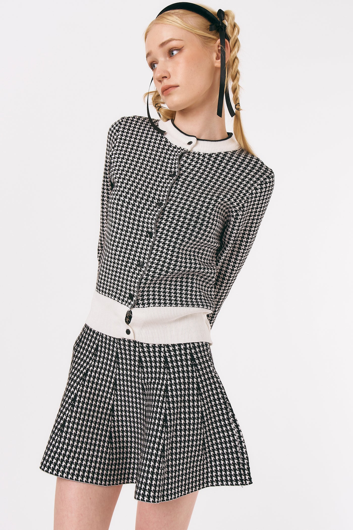 storets.com Hazel Knitted Cardi and Skirt Set