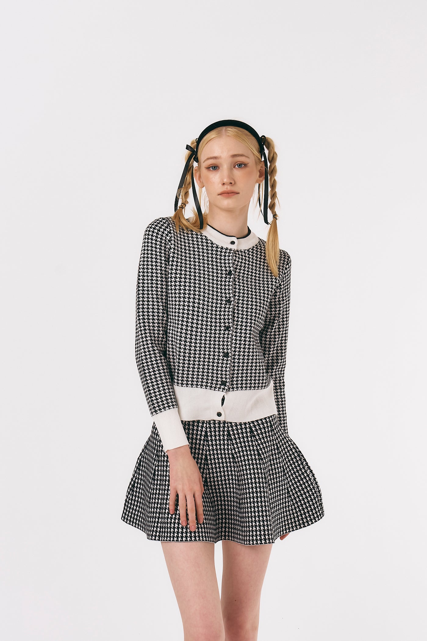 storets.com Hazel Knitted Cardi and Skirt Set