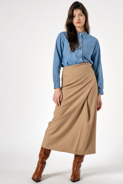 storets.com Hazel Wrap Effect Skirt
