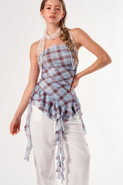 storets.com Honey Ruffled Mesh Top