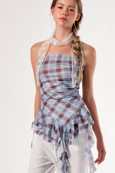 storets.com Honey Ruffled Mesh Top