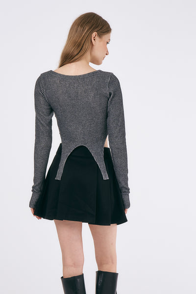 storets.com Isla Zip Front Cropped Top