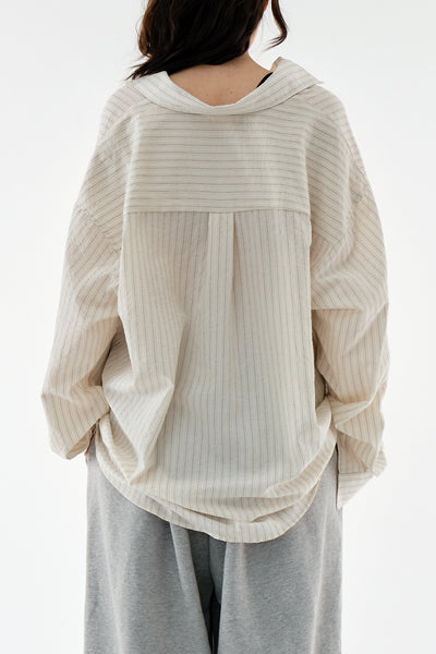 storets.com Ivey Oversized Stripe Shirt