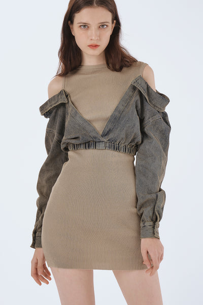 storets.com Ivy Cold Shoulder Dress