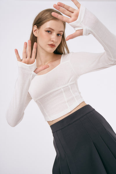 storets.com Ivy Squared Neck Top