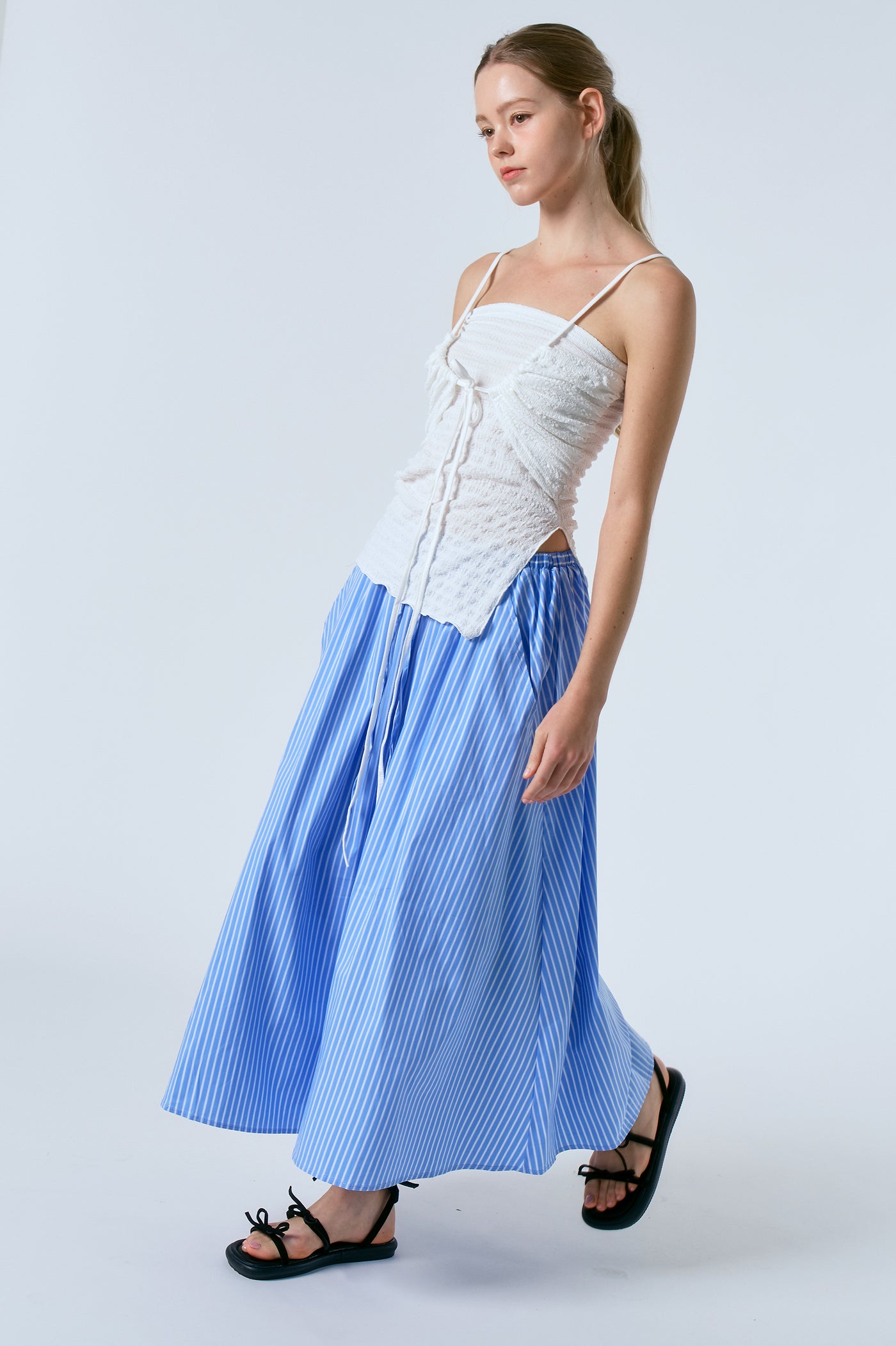 storets.com Julietta Striped Skirt