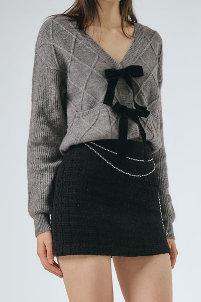 storets.com Marley Sweater Jacket w/Bows