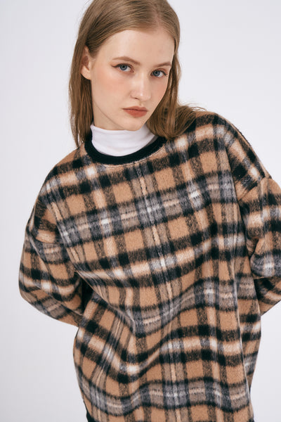 storets.com Willow Oversized Plaid Top