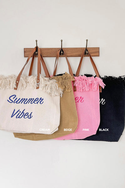 storets.com Lettering Raffia Shoulder Bag