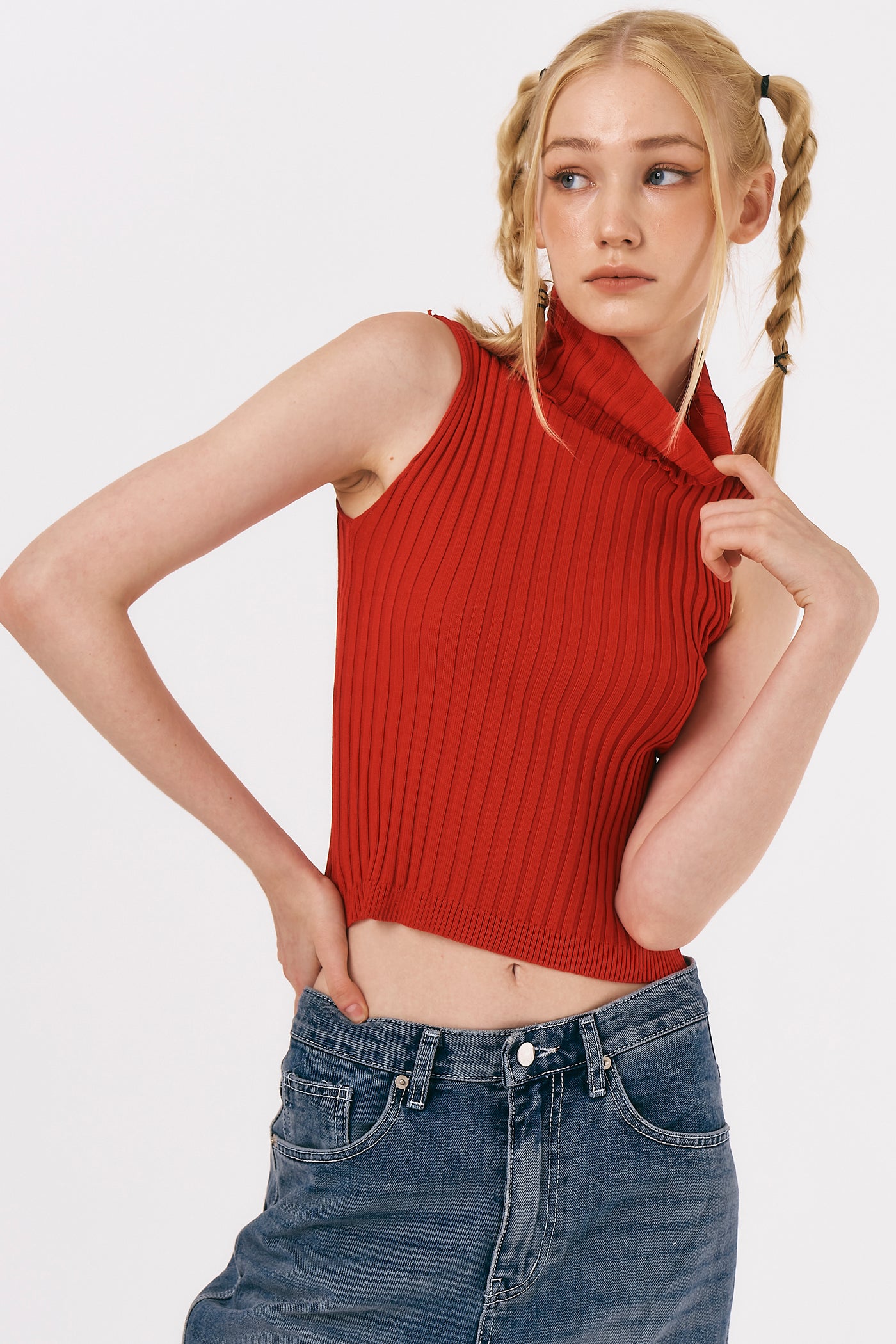 storets.com Lucy Ribbed Sleeveless Top