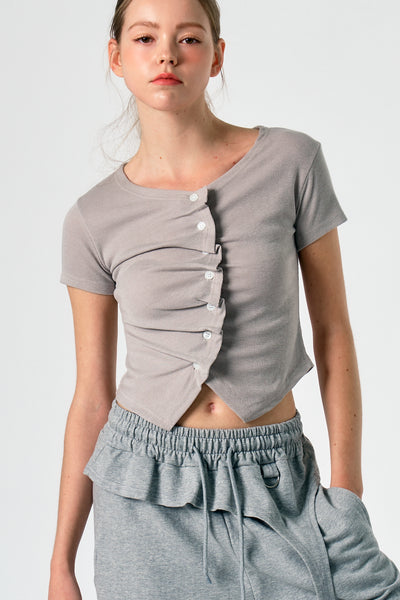 storets.com Lucy Ruched Cardi Top