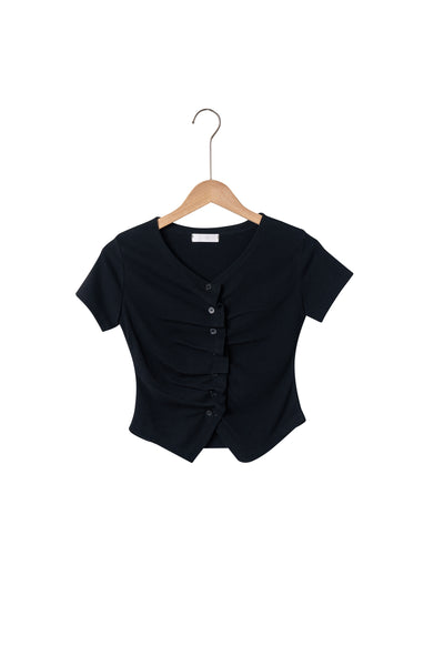 storets.com Lucy Ruched Cardi Top