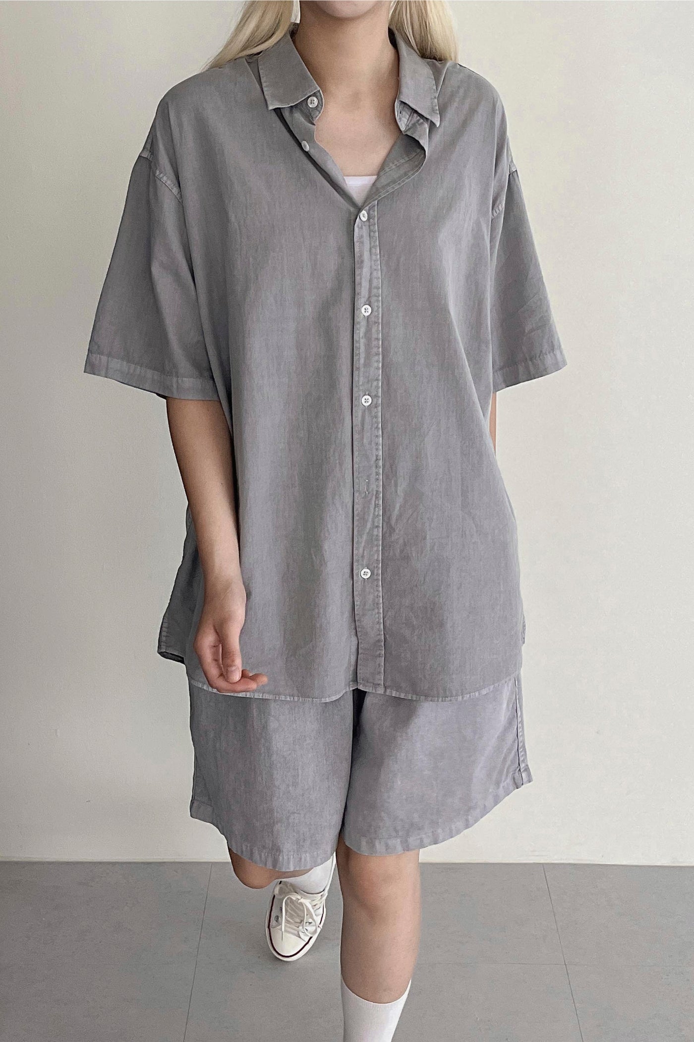 storets.com Luna Oversized Washed Shirt