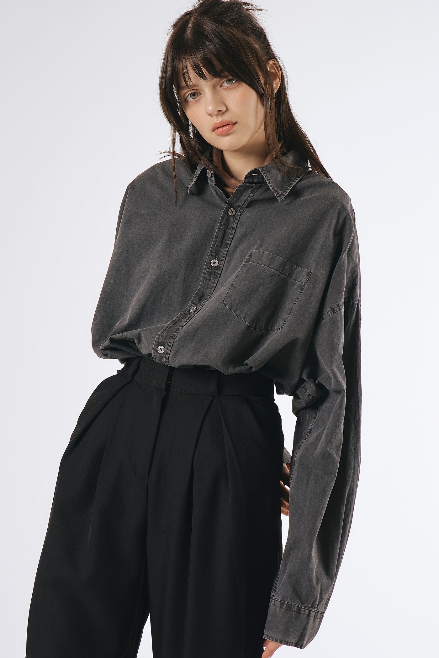 storets.com Lydia Oversized Washed Shirt