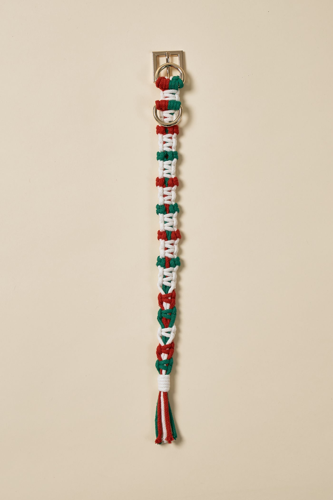 storets.com [COSONNE] Candycane Macrame Neck Collar(for pet)