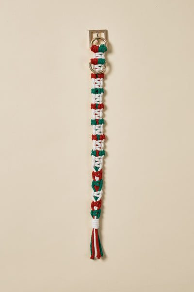 storets.com [COSONNE] Candycane Macrame Neck Collar(for pet)