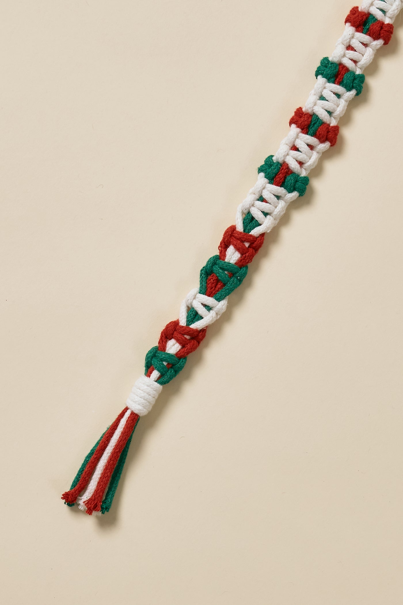 storets.com [COSONNE] Candycane Macrame Neck Collar(for pet)