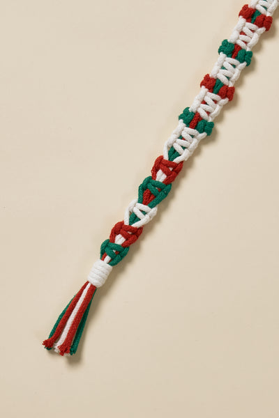 storets.com [COSONNE] Candycane Macrame Neck Collar(for pet)