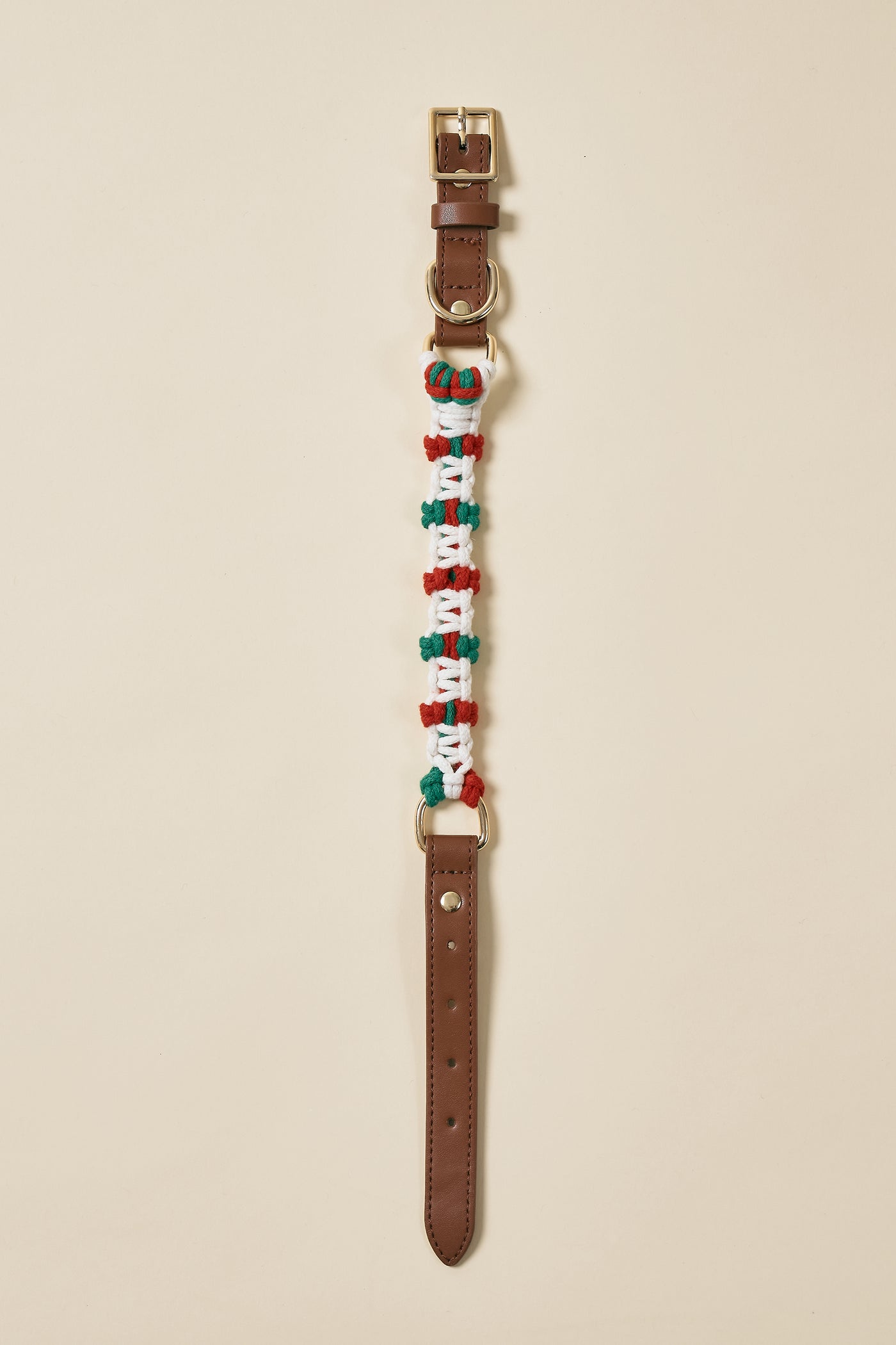 storets.com [COSONNE] Candycane Macrame Neck Collar(for pet)