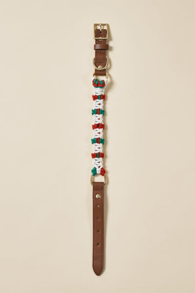 storets.com [COSONNE] Candycane Macrame Neck Collar(for pet)