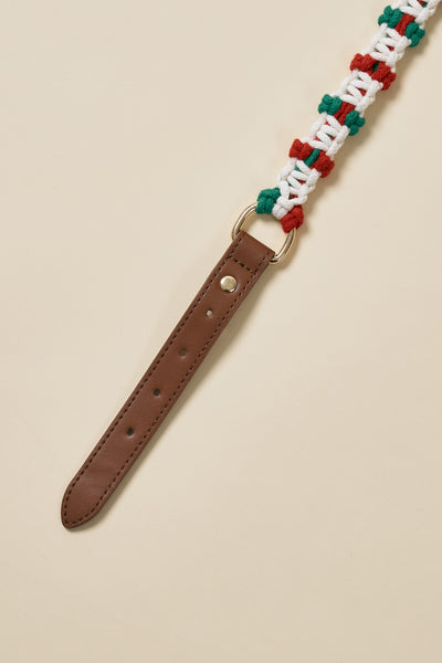 storets.com [COSONNE] Candycane Macrame Neck Collar(for pet)