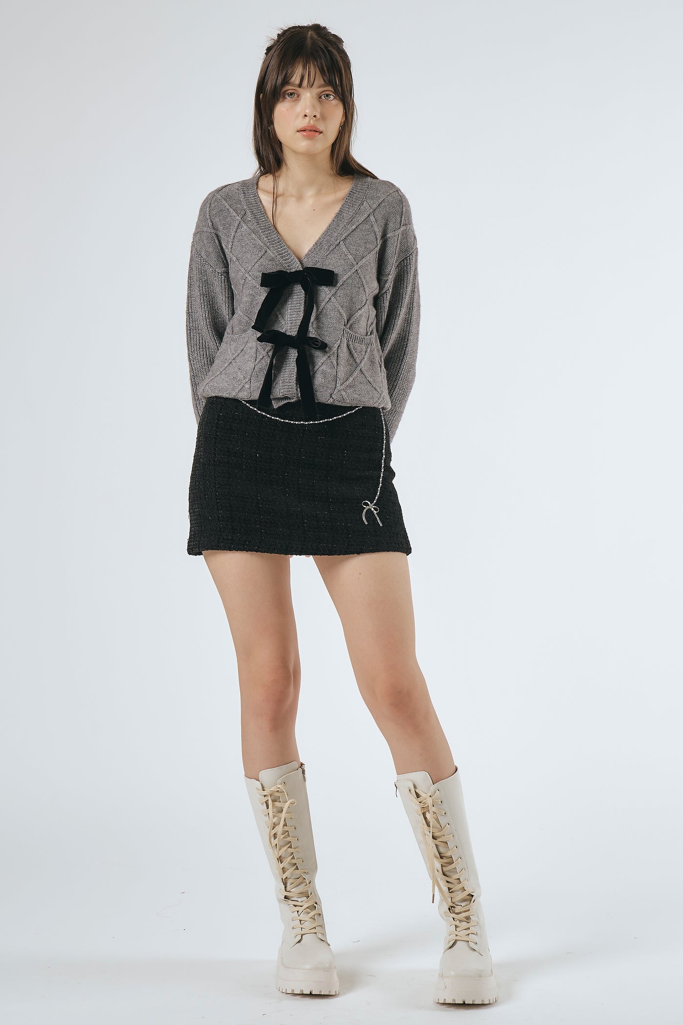 storets.com Marley Sweater Jacket w/Bows