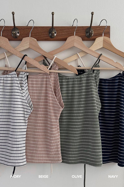 storets.com Maya Striped Halter Top