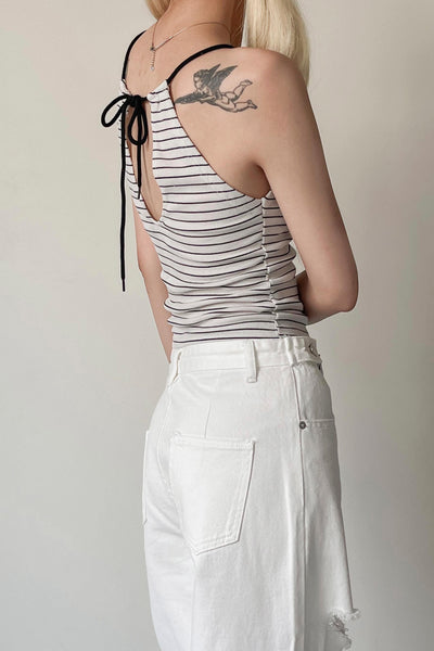 storets.com Maya Striped Halter Top