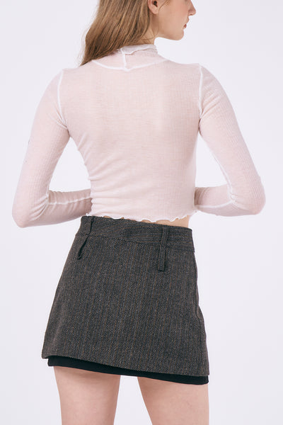 storets.com Eliana Cut-out Turtleneck Top