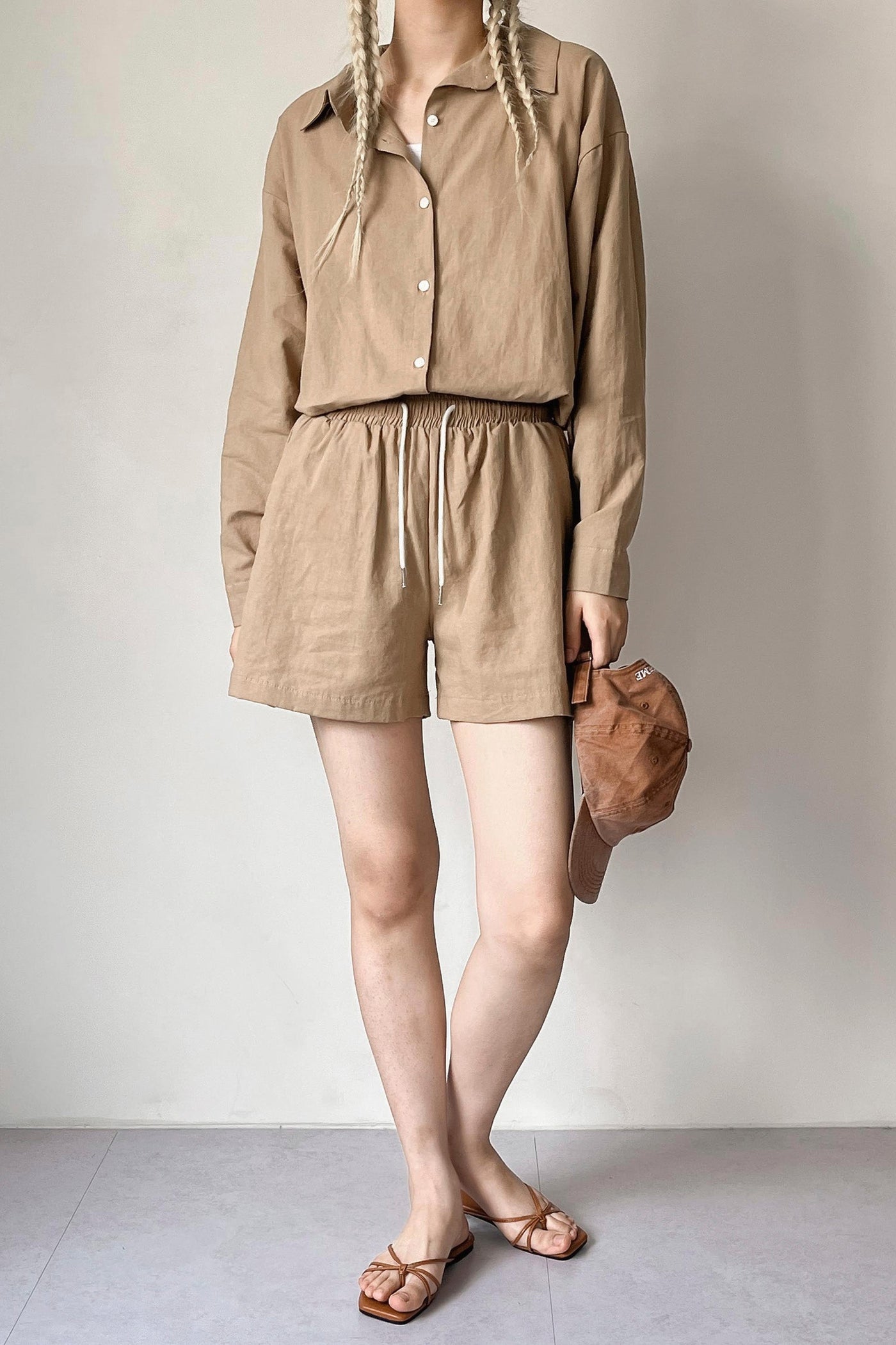 storets.com Mia Openback Linen Shirt