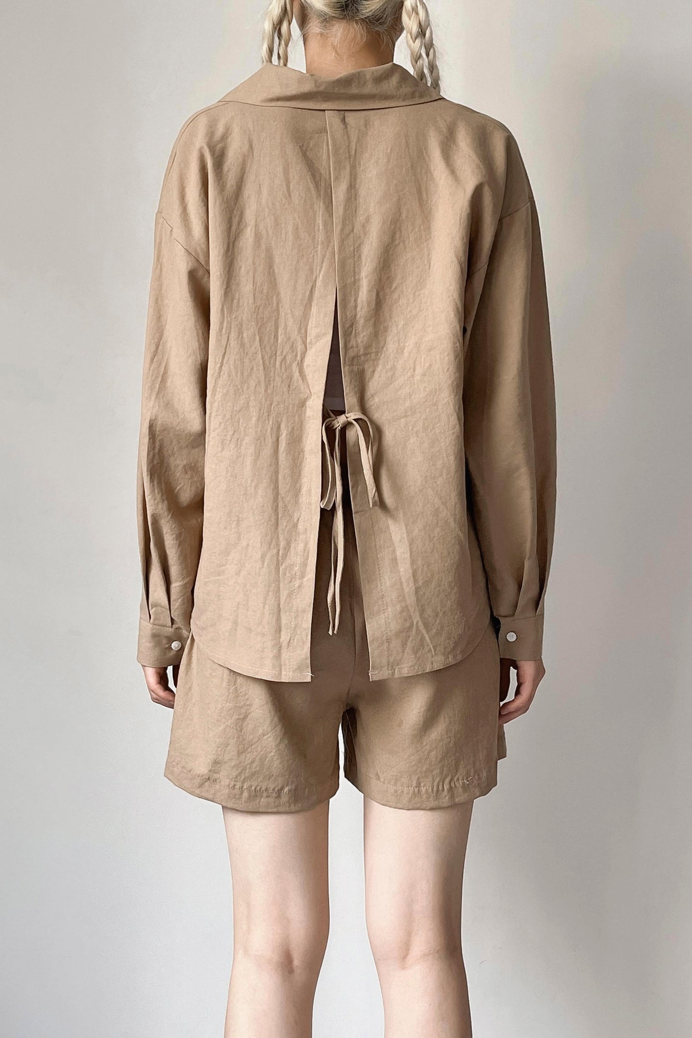 storets.com Mia Openback Linen Shirt