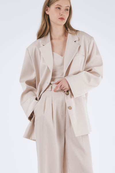 storets.com Mia Oversized Satin Blazer