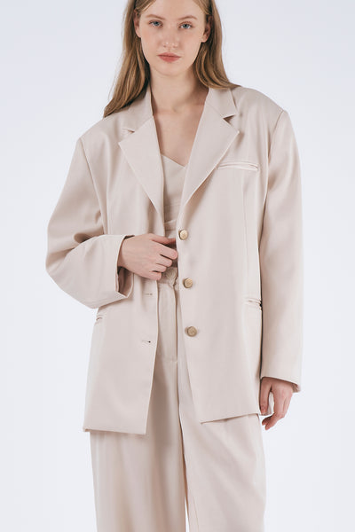storets.com Mia Oversized Satin Blazer