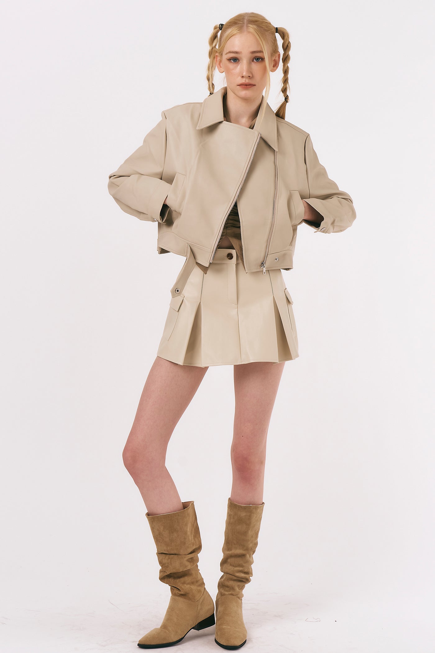 storets.com Mia Pleather Rider Jacket