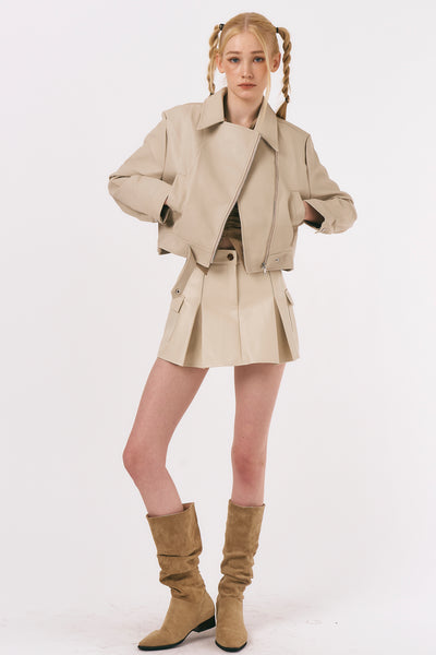 storets.com Mia Pleather Rider Jacket