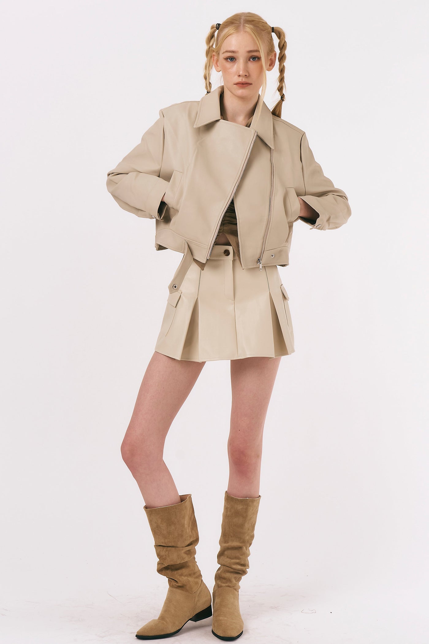 storets.com Mia Pleather Rider Jacket