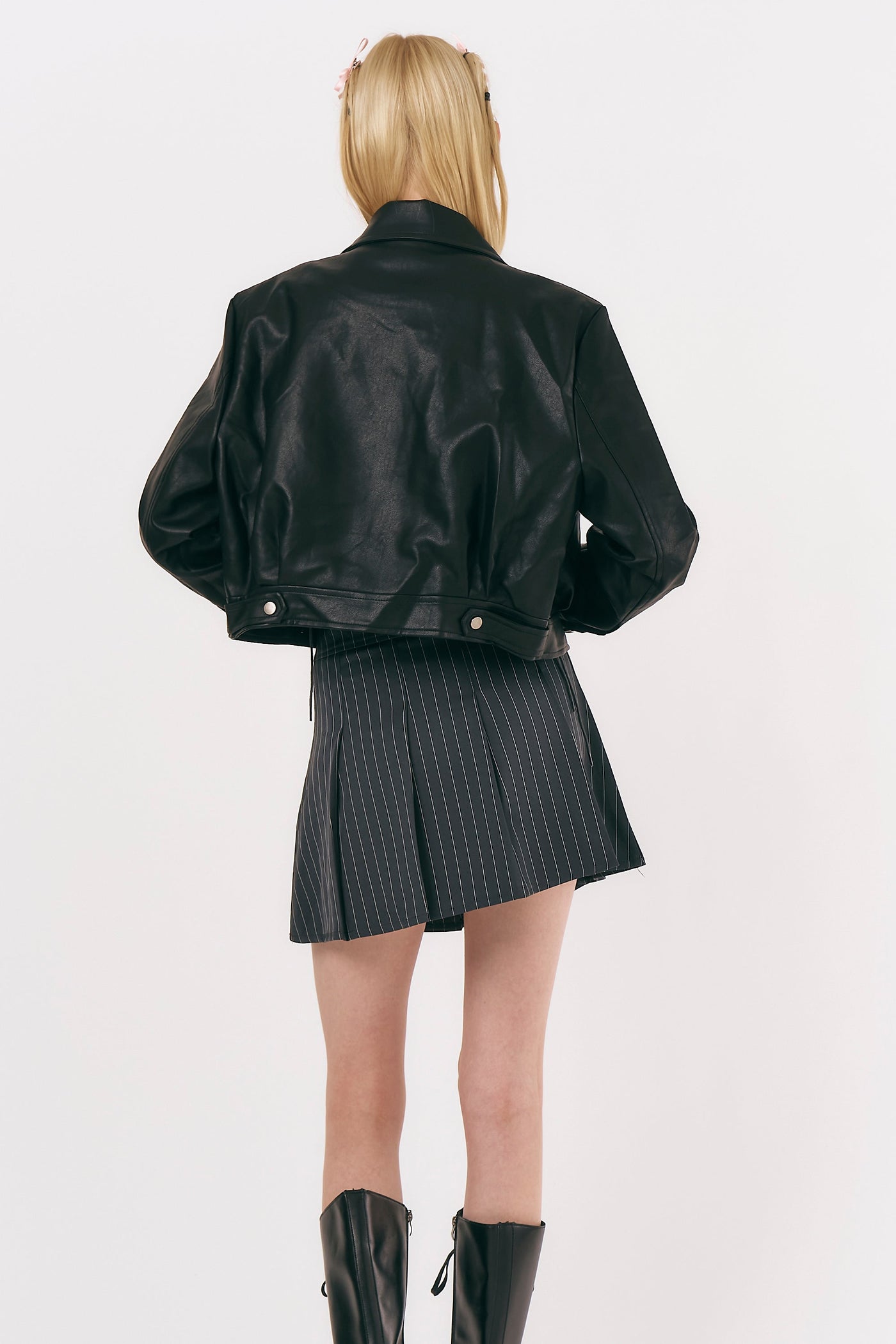 storets.com Mia Pleather Rider Jacket