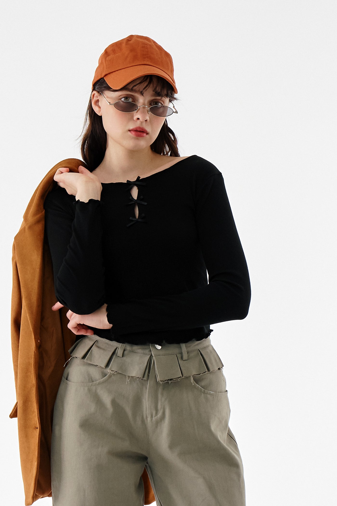 storets.com Mila Slimfit Bow Top