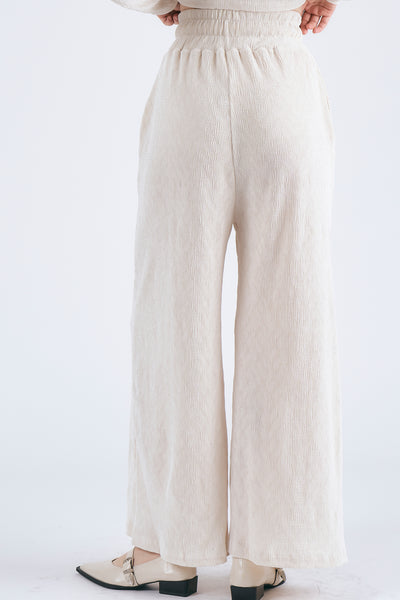 storets.com Milla Velour Wide Leg Pants