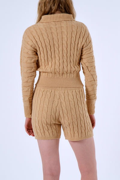 storets.com Milly Sweater Top & Shorts Set