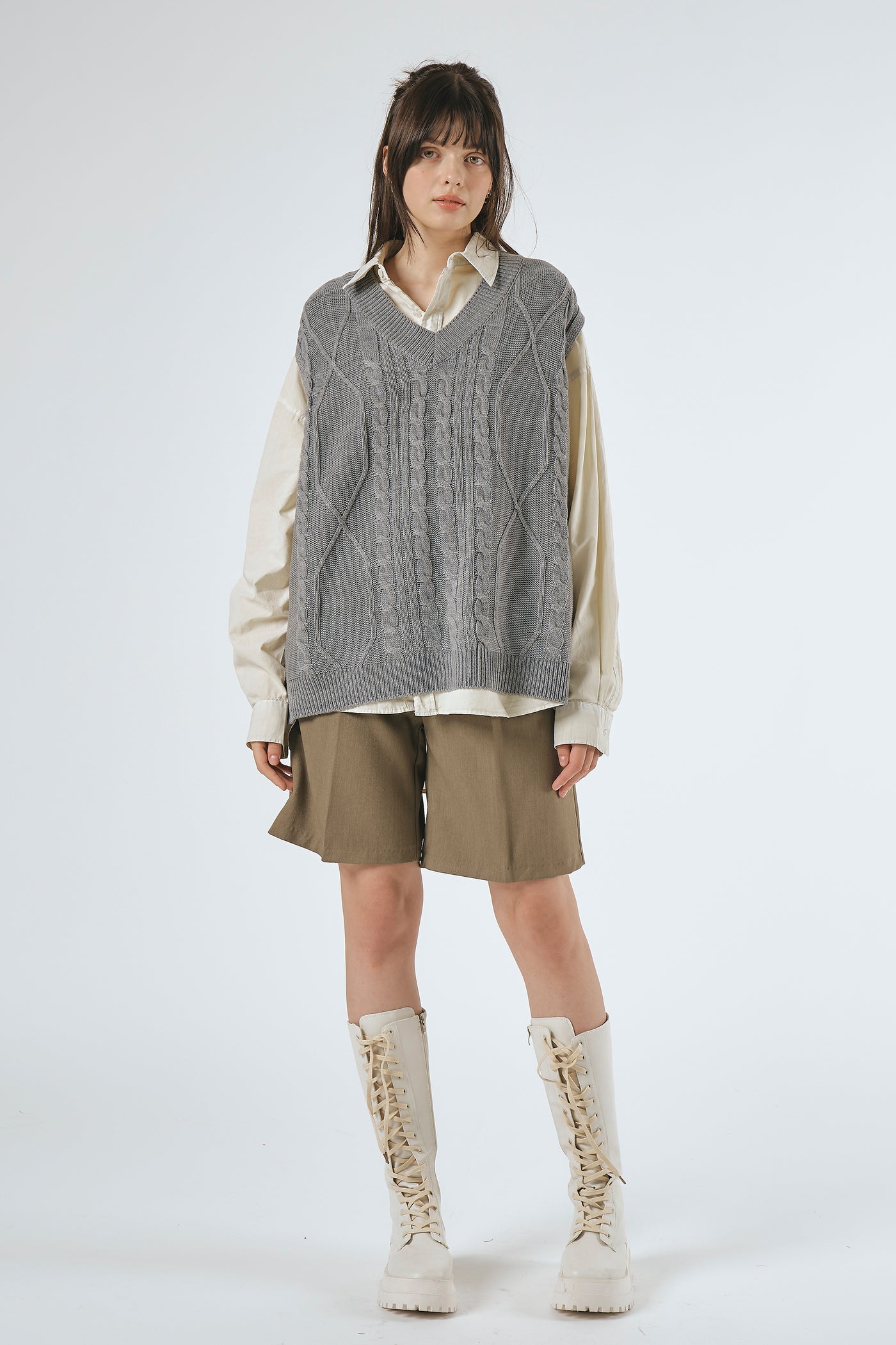 storets.com Mindy Fisherman Cable Sweater Vest