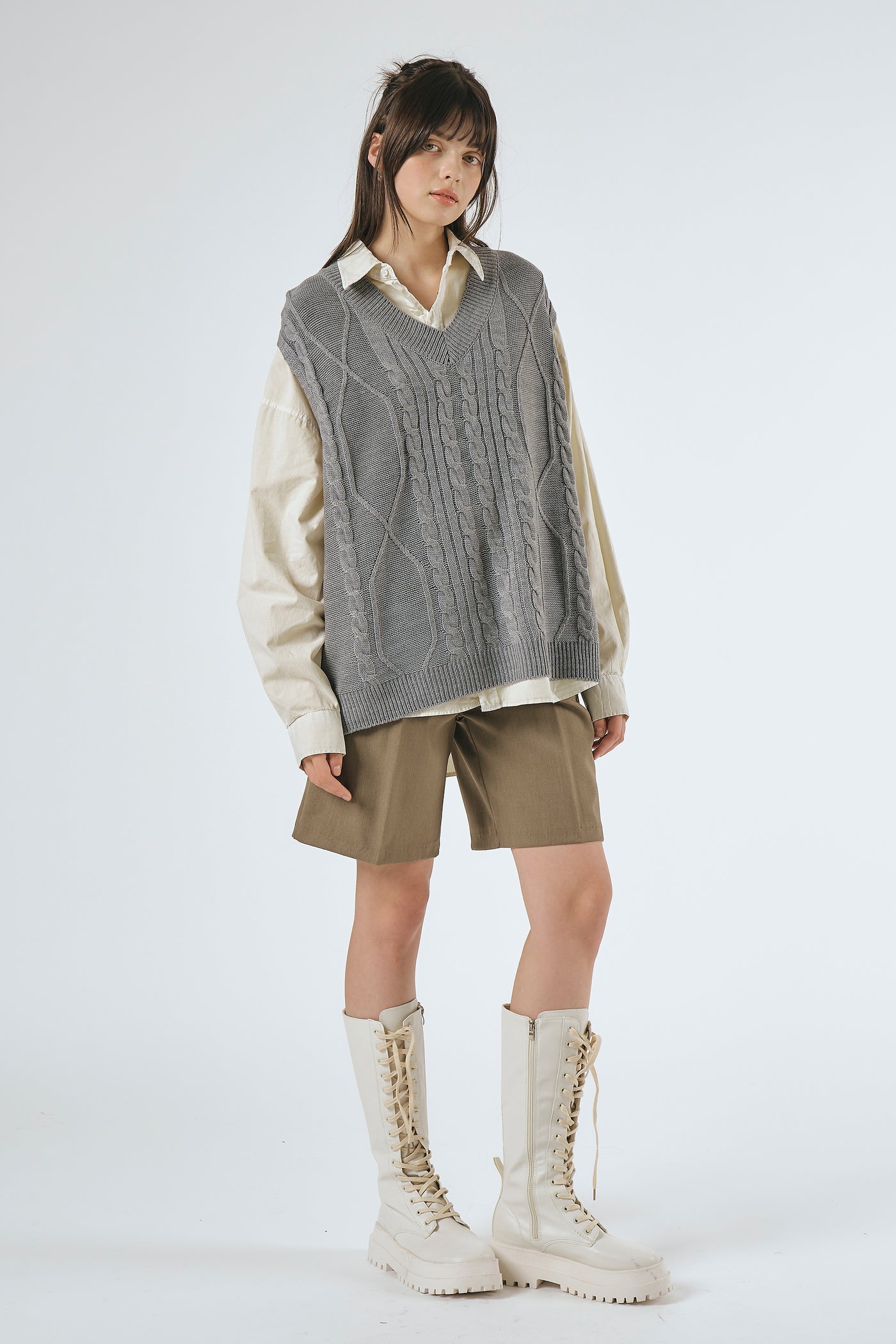 storets.com Mindy Fisherman Cable Sweater Vest