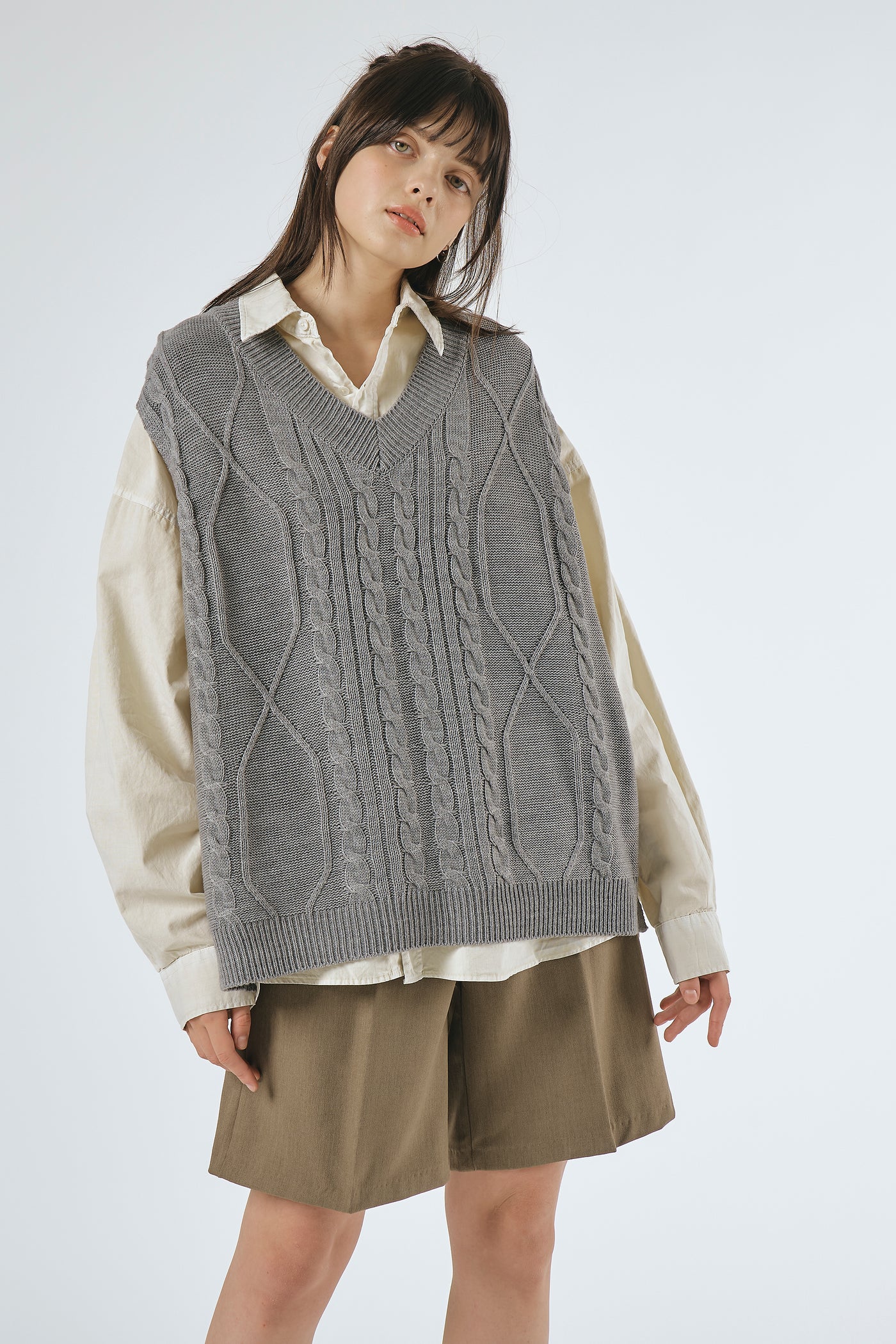 storets.com Mindy Fisherman Cable Sweater Vest