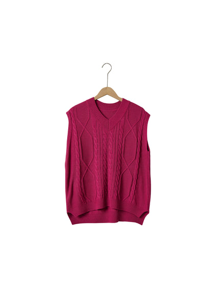 storets.com Mindy Fisherman Cable Sweater Vest